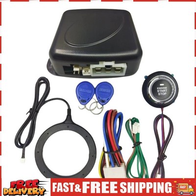 12V RFID Engine Start Push Buttons Car Smart Ignition Switch Anti-Theft System S