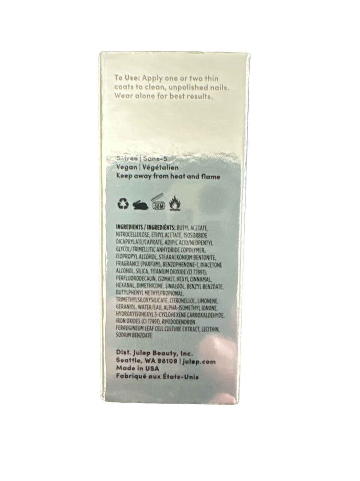 NIB Julep Take A Breather Oxygen Nail Treatment 0.74 oz Super Sized