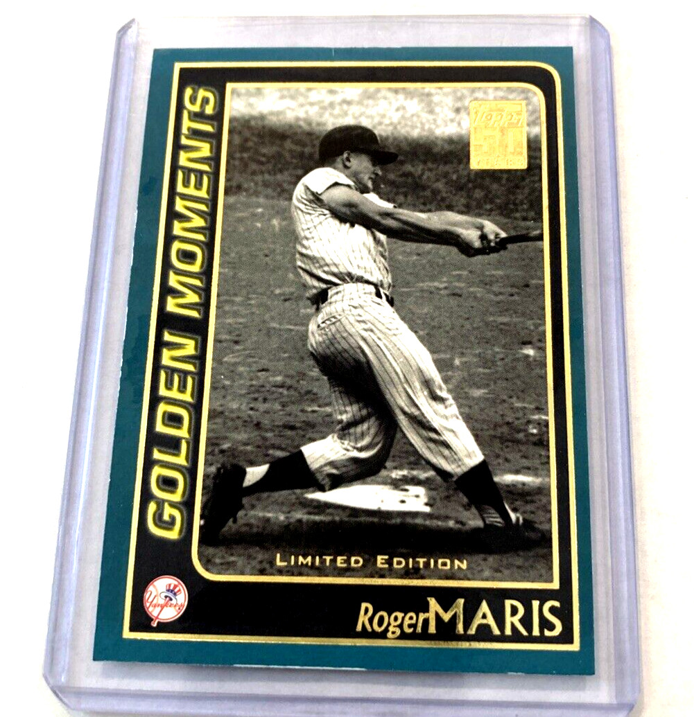 2001 Topps #383- ROGER MARIS Golden Moments Limited Edition SP