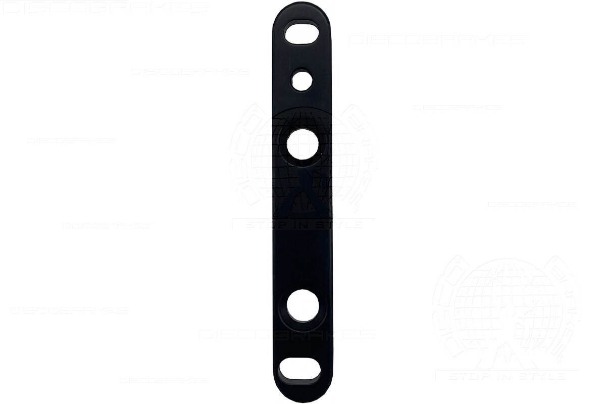 Brake Adaptor, Flat Mount FM Caliper on Flat Mount Fork, 140mm Rotor, Black