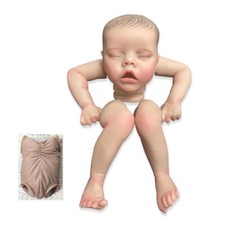 16" Already Painted Reborn Baby Doll Kit Twin A Realistic Painted Hair Kids Gift