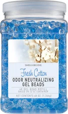 SMELLS BEGONE Odor Eliminator Gel Bead Refill - 48 Ounce - Fresh Cotton Scent