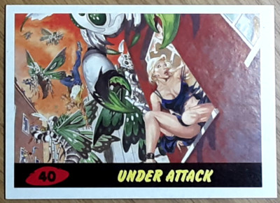 2015 Mars Attacks Occupation Heritage Card 40 UNDER ATTACK.