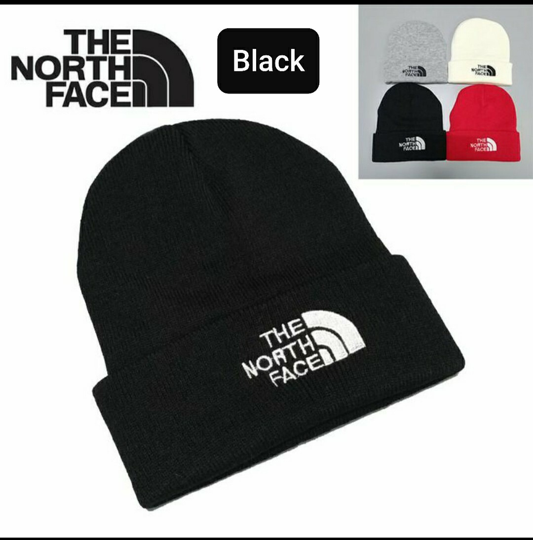 north face beanie white