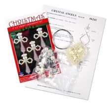 Design Works Beaded Ornament Kit 2X3 SET OF 10-Crystal Angels Pack OF 1