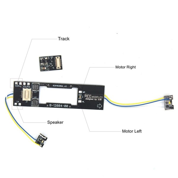 LAISDCC 860073 Next18 placa Base para actualizar locomotora N a DCC (C.95)
