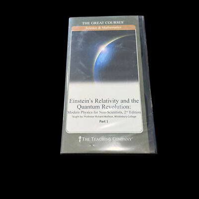 Einstein's Relativity Quantum Revolution Parts 1-2 - 4 DVDs + Booklets The Great