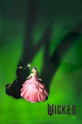WICKED MOVIE POSTER 2 Sided ORIGINAL INTL Advance 27x40 ARIANA GRANDE
