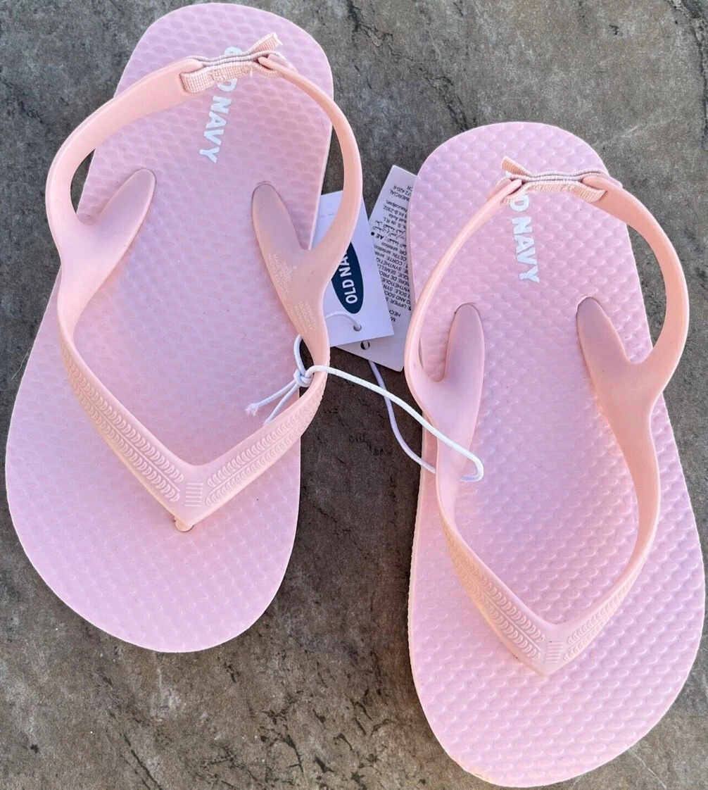 Old Navy Toddler Girl Flip Flops Sandals Pink Size 6 NEW eBay