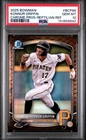 2025 Bowman Chrome Prospects Konnor Griffin Reptilian Refractor PSA 10 Pirates