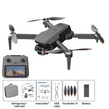 Black L106 Drone 4K HD Camera Drones Long Folding Remote Control Aircraft