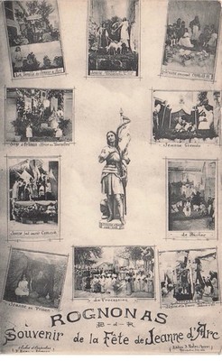 BOUCHES DU RHONE ROGNONAS Andenken an das Fest von Jeanne d'Arc