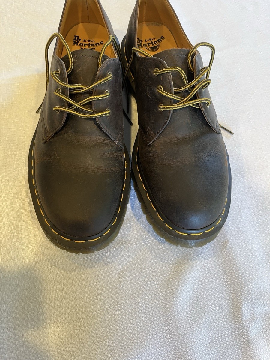 Dr. Martens 1461 BEX CRAZY HORSE LEATHER OXFORD SHOES Men's US 12