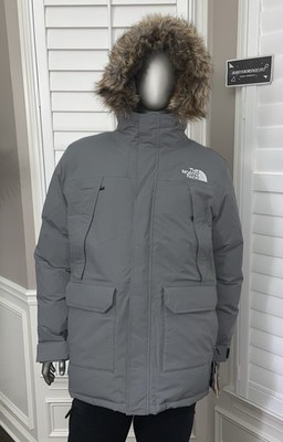 The North Face Men s McMurdo Down Parka Insulated Winter Jacket - Grey NWT $400