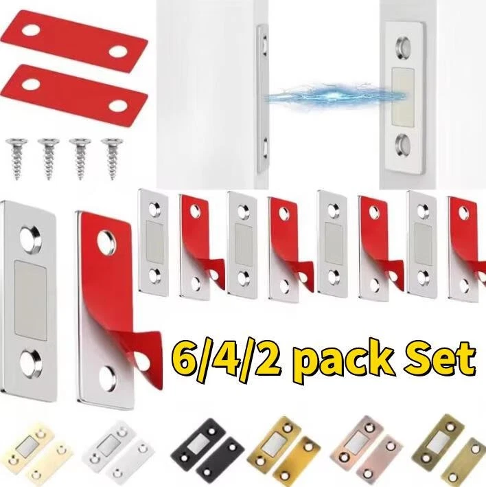 Magnetschnäpper Magnet Verschluss Möbel Schrank schnapp Magnet Schnapper 1-6 Set - Bild 2 von 4