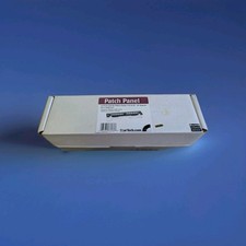 StarTech 12 Port Cat 5e Patch Panel 110 A B 45 Degree PANEL4512