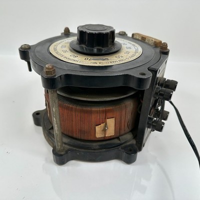 Vintage Voltac Type P-10 Variable Autotransformer Variac 1kVA 10A Max Output