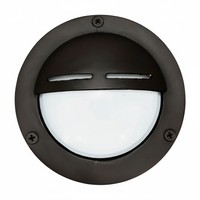 Wandlampe AußEn Rund Ø 14 Cm IP64 Schwarz G9 Maritim Echt-Messing Glas Leuchte