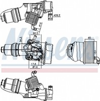 Nissens ÖLküHler MotoröL FüR VW Golf V 1K1 2.0 GTI EOS 1F7 1F8 1T1 1T2 Audi