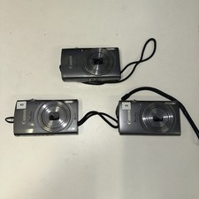 Canon PowerShot ELPH 160 20.0MP Camera Grey LOT OF 3 REFER TO PICTURES