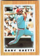 1987 Topps Major League Leaders Minis #62 Gary Gaetti