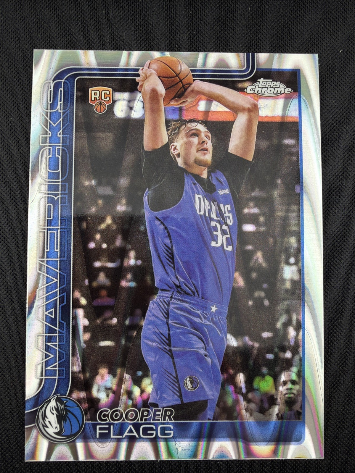 Cooper Flagg 2025-26 Topps Chrome #251 Raywave Refractor Rookie Mavericks