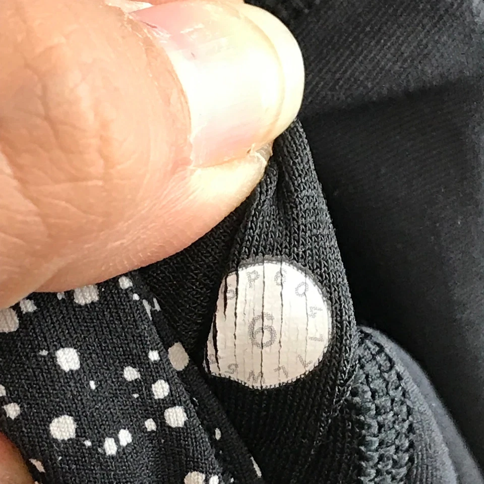 Lululemon Wunder Under Hi-Rise 7/8 Apretado Vista Nocturna Negro Blanco Para Mujer Talla 6 Foto 4 de 4