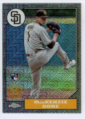 2022 Topps Update Black 16/199 Mackenzie Gore #T87C-2 Rookie RC 3g6