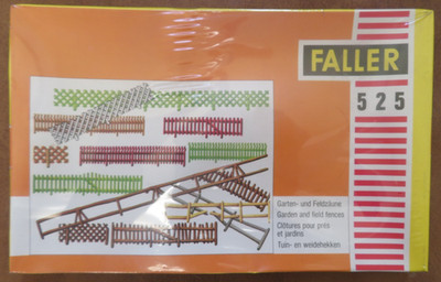 Faller HO Scale 525 Model Train Variety of Fencing Fences Vintage Model Kit