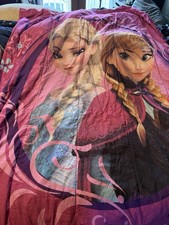 Disney Frozen Anna  Elsa Twin Comforter Pink Kids Bedroom
