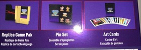 Nintendo World Championship NES Switch Accessories.  NO Game.  Pins Art Card Etc