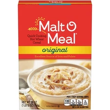 Malt-O-Meal, Original Malt-O-Meal Hot Breakfast Cereal, Quick Cooking, 28 Ounce