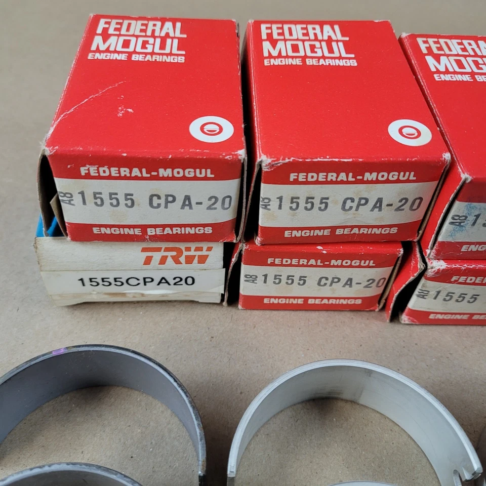 Rodamientos de varillas 1555CPA-20 Buick 400 Olds 400 Pont 236 350 389 400 GTO 421 428 455 Foto 2 de 4