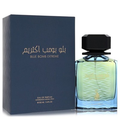 Risala Blue Bomb Extreme by Risala Eau De Parfum Spray 3.4 oz For Men Brand New
