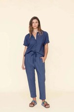 XIRENA DRAPER Pant NWT Marlin Blue Casual Drawstring XS