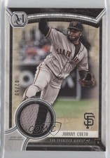 2018 Museum Collection Meaningful Material Relics 2/50 Johnny Cueto Patch 0b0