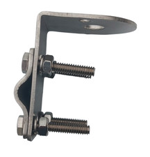 Pro Trucker Stainless Steel CB Radio / Ham Radio Antenna Mirror Mount, No Stud