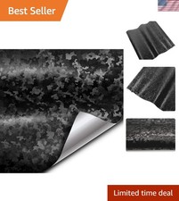 Black Stealth Camouflage Vinyl Wrap Roll 50ft X 5ft - Easy Diy Application
