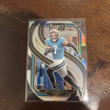 2024 Panini Select-Premier Level Brian Thomas Jr. #143 Silver Prizm Die-Cut (RC)