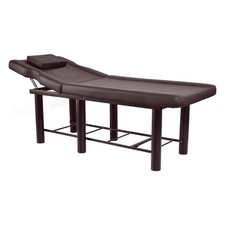 Stationary Massage Table w/ Backrest for Treatment Table Physical Therapy Table