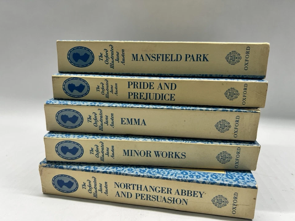 Lot of 5 The Oxford Illustrated Jane Austen Paperback Books - Image 4 of 4