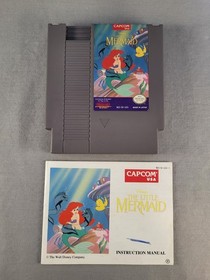 Disney's The Little Mermaid, NES, Complete, Authentic!