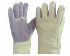 Heat Resistance 500 Degree Heat Resistant Aramid Fiber Gloves New 38Cm lx
