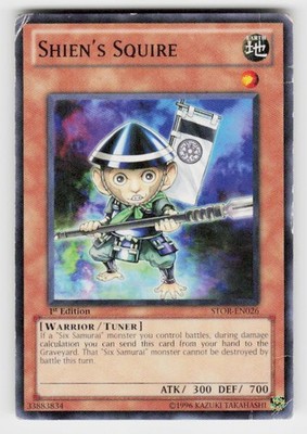 Storm of Ragnarok #STOR-EN026 Shien's Squire 1st Edition