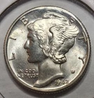 1942-D Mercury Dime