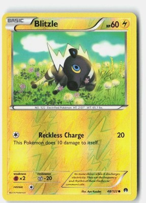 Blitzle XY Trainer Kit: Pikachu Libre & Suicune 26/30 Pokemon Card Normal