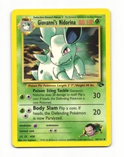 Giovanni's Nidorina 44/132 Uncommon Gym Challenge Pokemon Unlimited MP on eBay