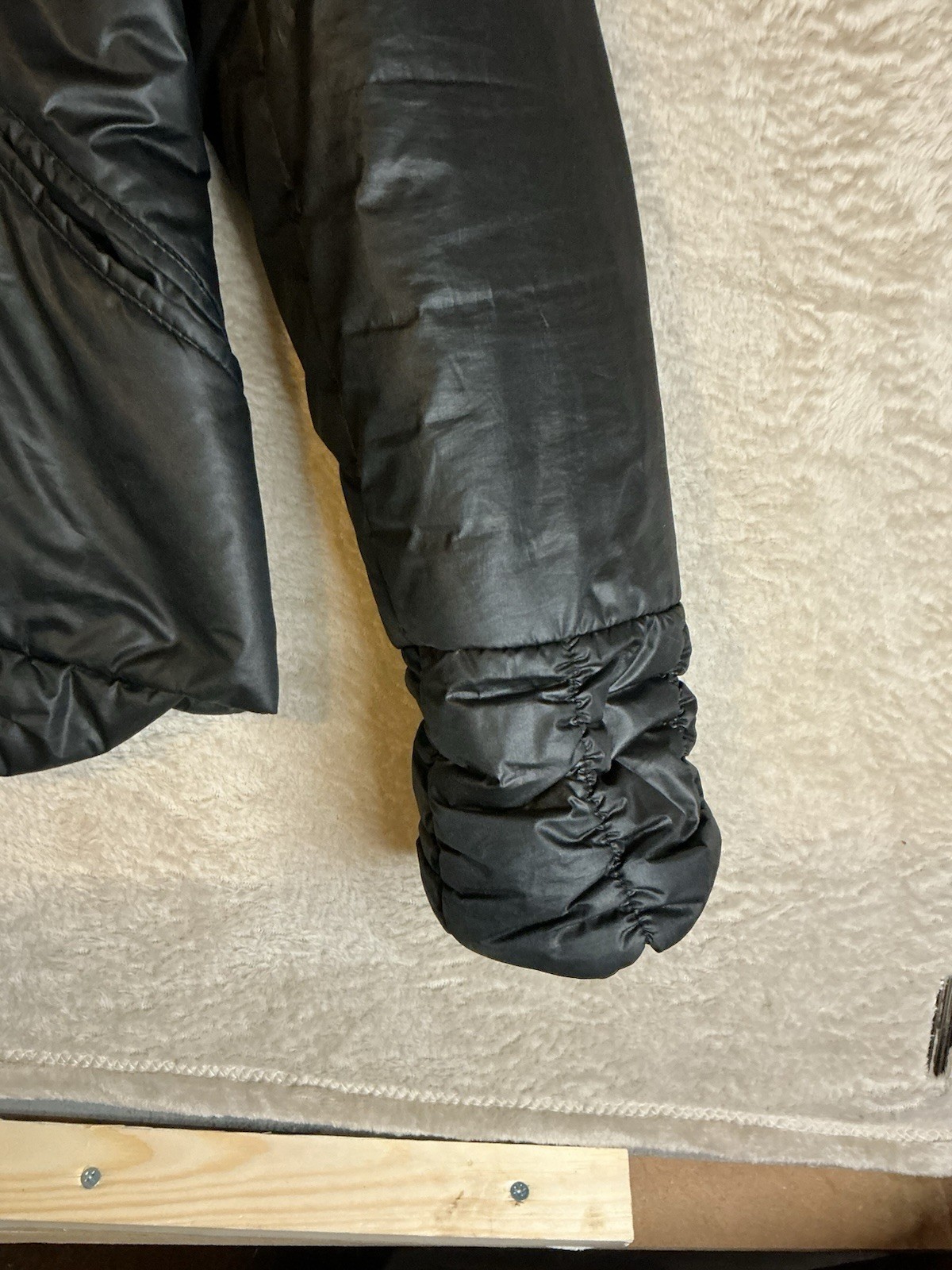 Per Una Ladies Fitted Jacket Coat Black Size Medium image 3
