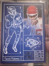 2025 Panini Icon Collection Touchdown Architect TA-5 Patrick Mahomes II Chiefs