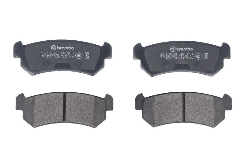 Brembo Bremsbeläge hinten (Satz) [Hersteller-Nr. P10001] für Daewoo, Chevrolet - Bild 7